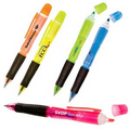 Neon Tri-Twist Pen/Pencil/Highlighter